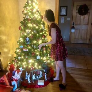 Perfect 🤍🌹 Valentines Dress ! B Darlin Burgundy Sequin Mini Dress
